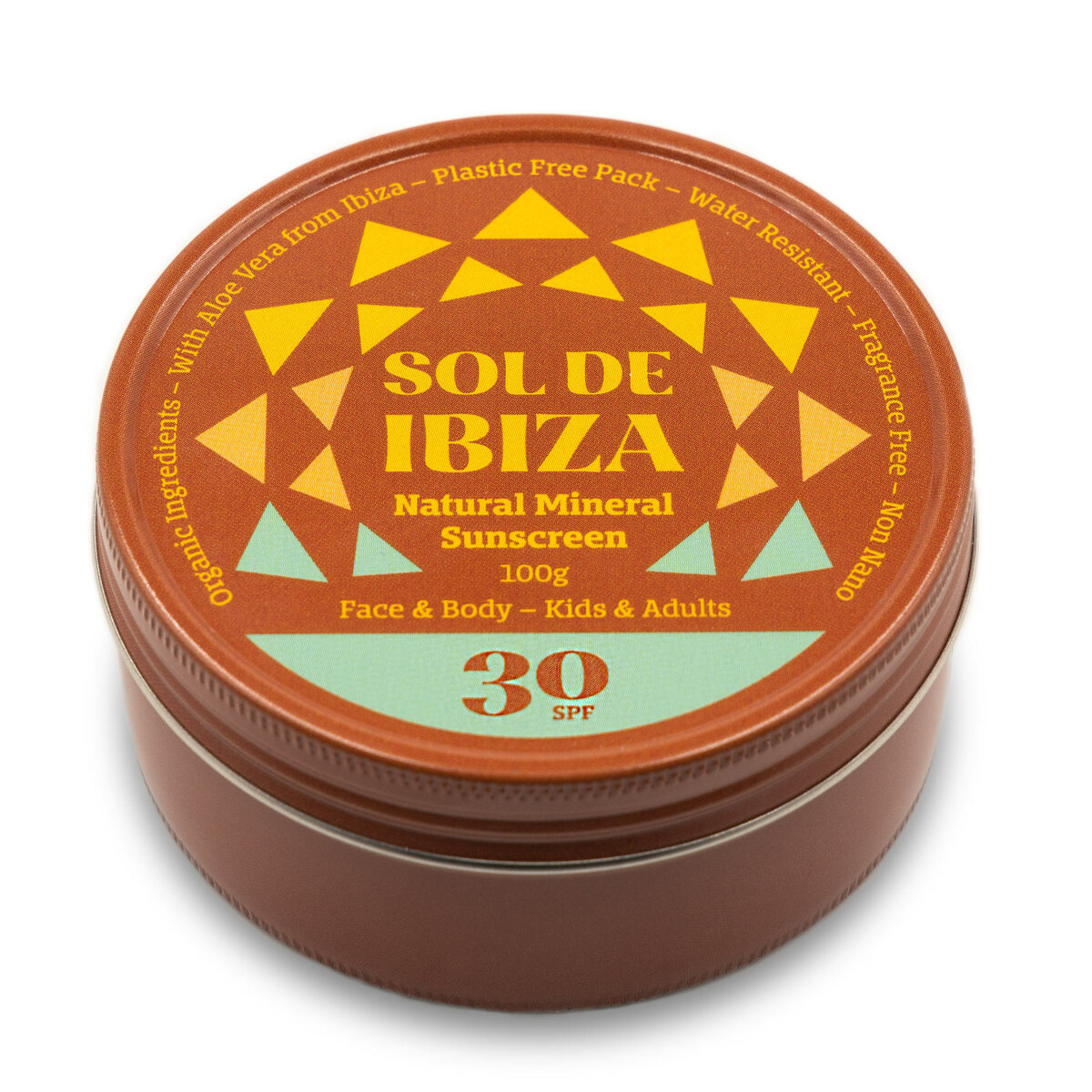 Solcreme til ansigt & krop - Økologisk - SPF30 - Økofamilien