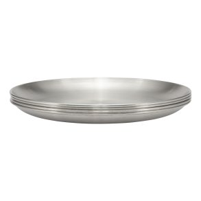 Haps plates in steel - 4 pcs