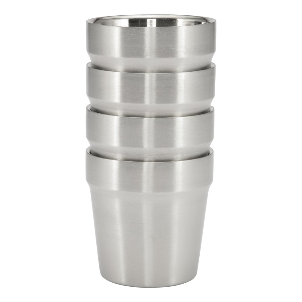 Haps termokrus i stl - 180 ml - 4 stk