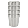 Haps Thermobecher aus Stahl - 180 ml - 4 St�ck