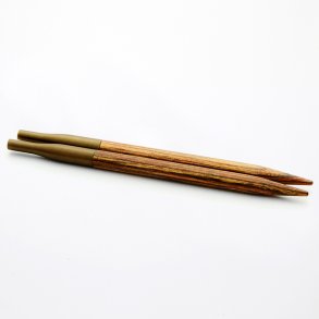 KnitPro replaceable round wooden sticks - Ginger - several sizes