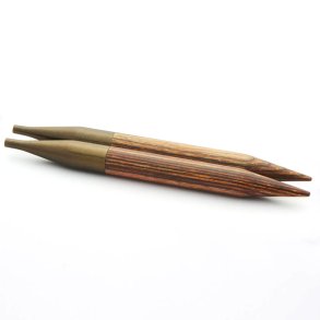 KnitPro replaceable round wooden sticks - Ginger - Short sticks - several sizes