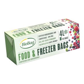 Compostable freezer bags - 4 litres