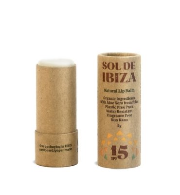 Sol de Ibiza SPF15  lbepomade med solbeskyttelse  5 g