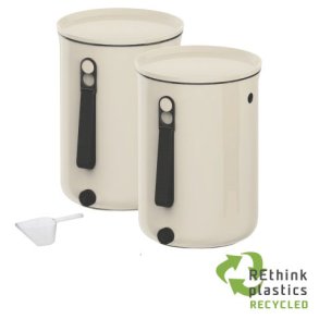 Bokashi compost bin set - White