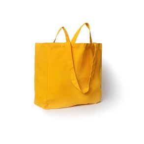 Shopper in organic cotton - Sun yellow