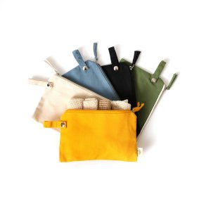 Pocket for tote bag - Sun yellow