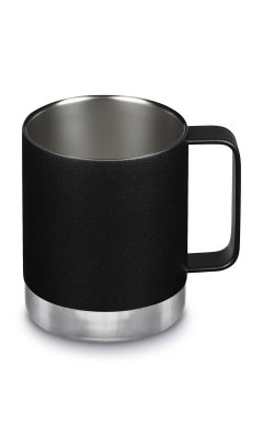 Termokrus i rustfrit stl - Camp Mug - Black - 355 ml.