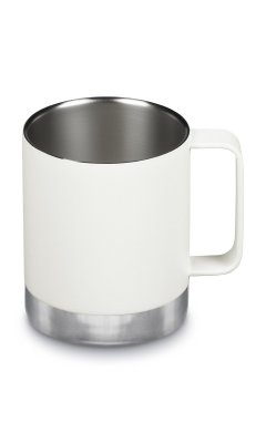 Termokrus i rustfrit stl - Camp Mug - Matte White - 355 ml.