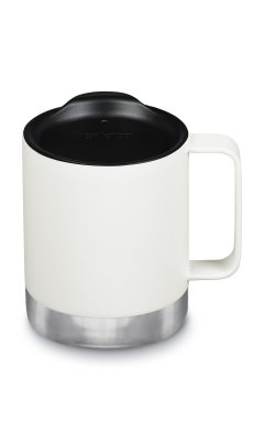Termokrus i rustfrit stl - Camp Mug - Matte White - 355 ml.