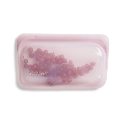 Stasher Bag silikone pose - Snack - Rose Quartz