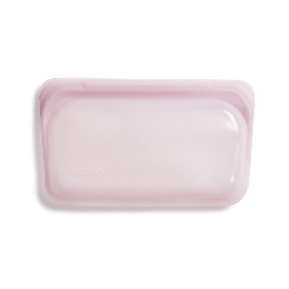 Stasher Bag silikone pose - Snack - Rose Quartz