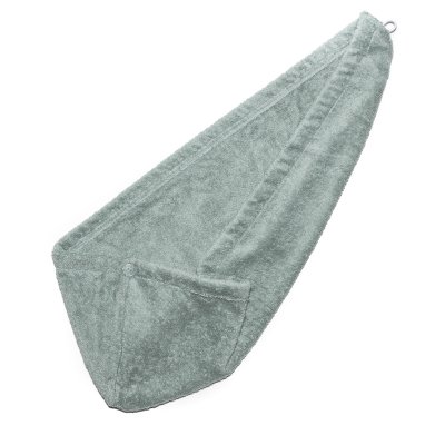 Hr-hndklde i kologisk bomuld  Mineral Green