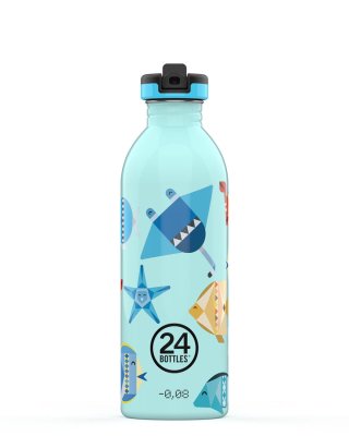 24Bottles Urban drikkedunk med sportslg - 500 ml - Sea Friends