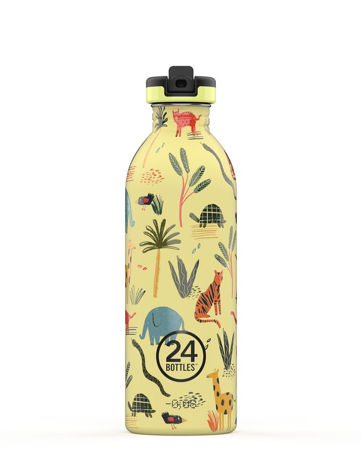 24Bottles Urban drikkedunk med sportslg - 500 ml - Jungle Friends