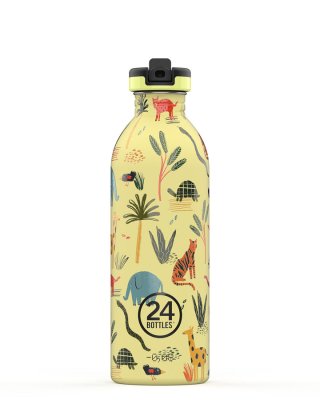 24Bottles Urban drikkedunk med sportslg - 500 ml - Jungle Friends