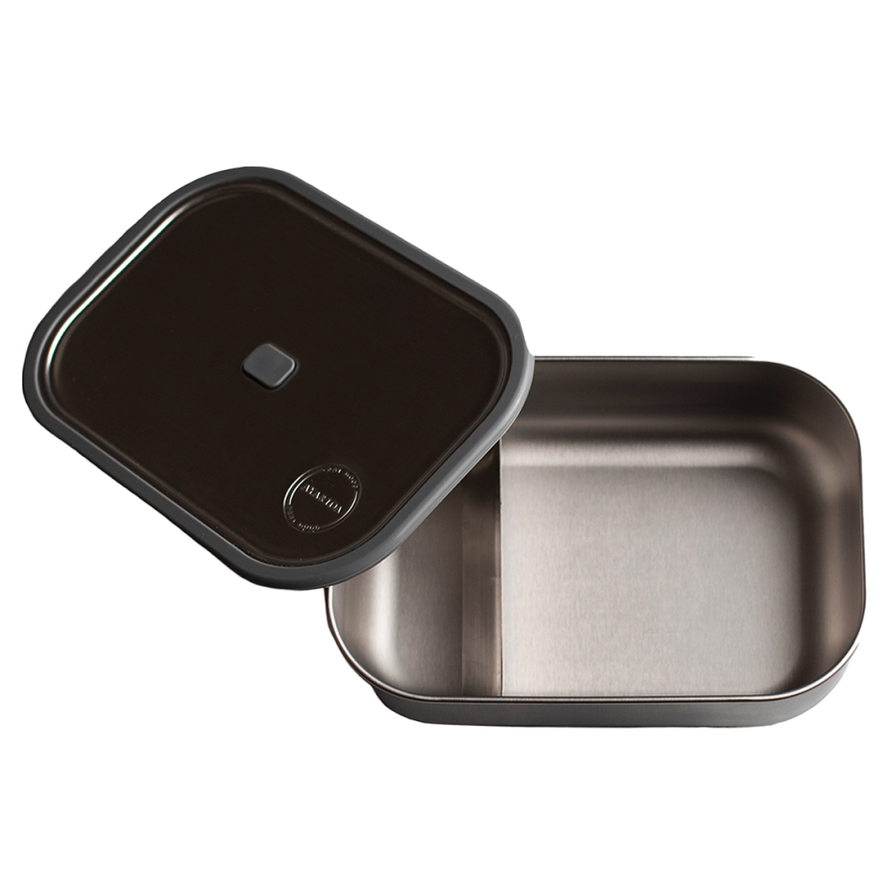 Lunch Box Dark Grey  tt madkasse i rustfrit stl