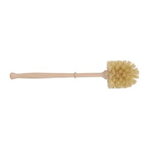 Wooden toilet brush