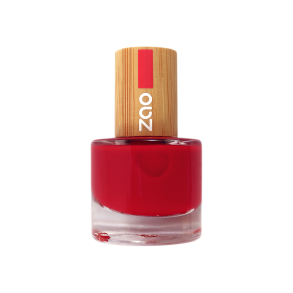 ZAO natural nail polish no. 650 - Carmine Red