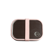 Dichte Brotdose aus Stahl - 2 F�cher - Soft Rose