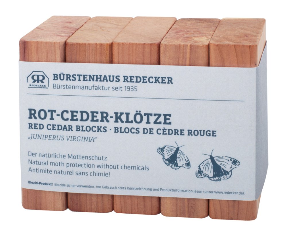 Cedertrs blokke til beskyttelse mod ml - 5 stk