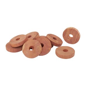 Cedar rings for protection against moths - 10 pcs