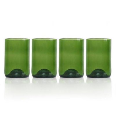 Rebottled drikkeglas - Grn - 4 stk