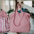 Shopper i ekologisk bomull - Rosa
