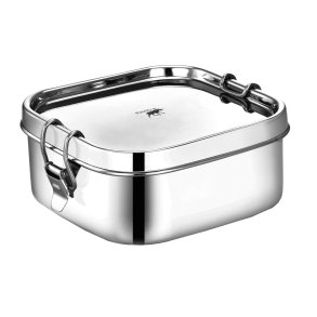 Lunch box in stainless steel - Square