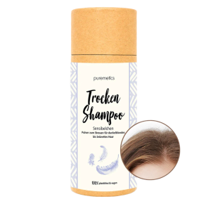 Vegan dry shampoo - for dark blonde and brown hair - Fragrance free
