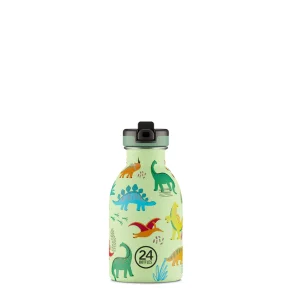 Kids water bottle with straw - 250 ml - Jurassic Friends