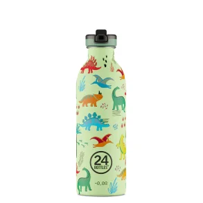 24Bottles Urban drinking bottle with sports lid - 500 ml - Jurassic Friends