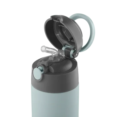 Kids Straw Bottle - termo drikkedunk - 350 ml - Mint Green