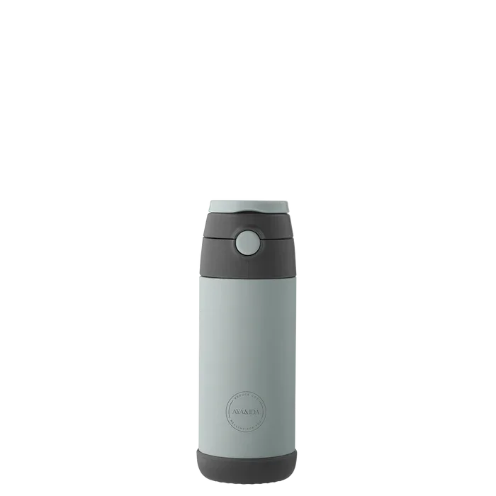 Kids Straw Bottle - termo drikkedunk - 350 ml - Mint Green
