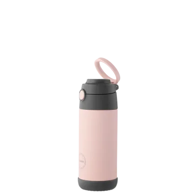 Kids Straw Bottle - termo drikkedunk - 350 ml - Soft Rose