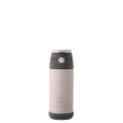Kids Straw Bottle - thermal drinking bottle - 350 ml - Soft Rose