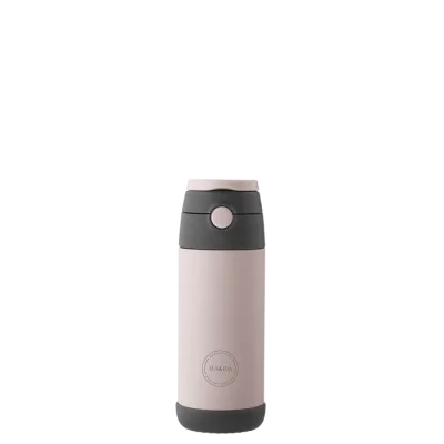 Kids Straw Bottle - termo drikkedunk - 350 ml - Soft Rose