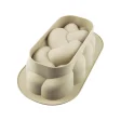 �teranv�ndbar bakform i platinsilikon Treccia