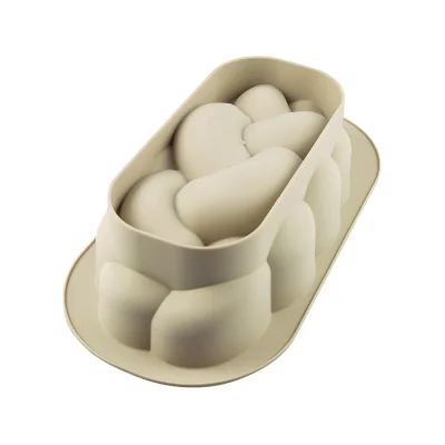 Genanvendelig bageform i platin silikone  Treccia