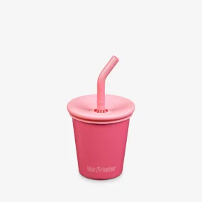 Kids Cup - Children's cup with straw - Rouge Red