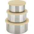 Haps trio opbevaringsb�tter - Large - 3 stk - Sun Light