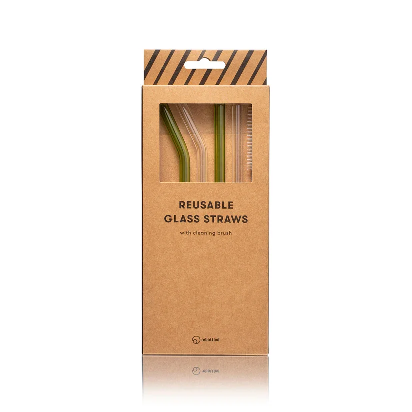 Rebottled glas sugerr - Mix - 4 stk