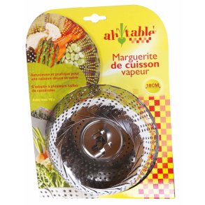 Steam insert in stainless steel - 18 cm.