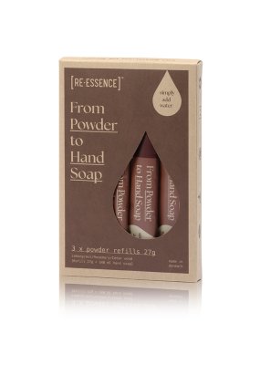 RE-ESSENCE hndsbe i pulverform - Refill st - Citrongrs/Rosmarin/Cedertr