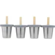 Haps Mini-Eisformen aus Stahl - 4 St�ck - Ocean