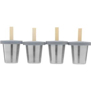 Haps mini ice molds in steel - 4 pcs - Ocean
