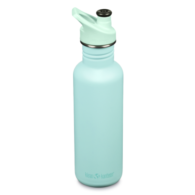Klean Kanteen drikkedunk i rustfrit stl - Pastel Turquoise - 800 ml.