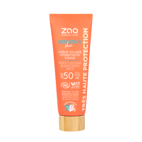 Organic sunscreen for the face, SPF 50