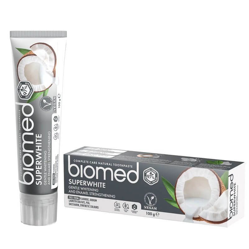 Naturlig tandpasta - uden fluor - Superwhite