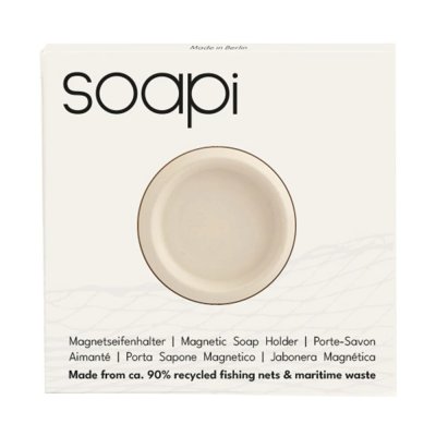 Soapi magnetisk sbeholder - Creme hvid